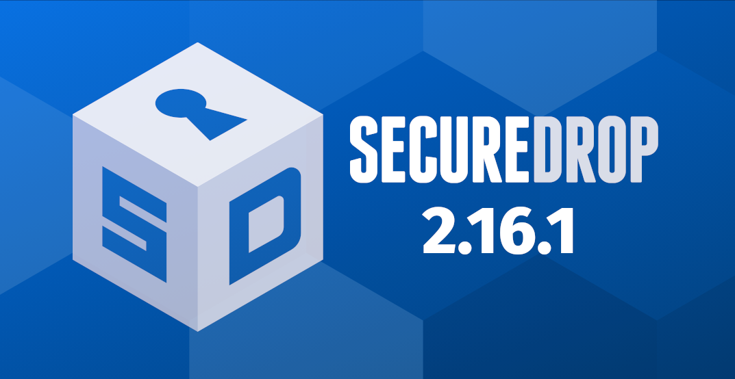 SecureDrop 2.16.1 banner image