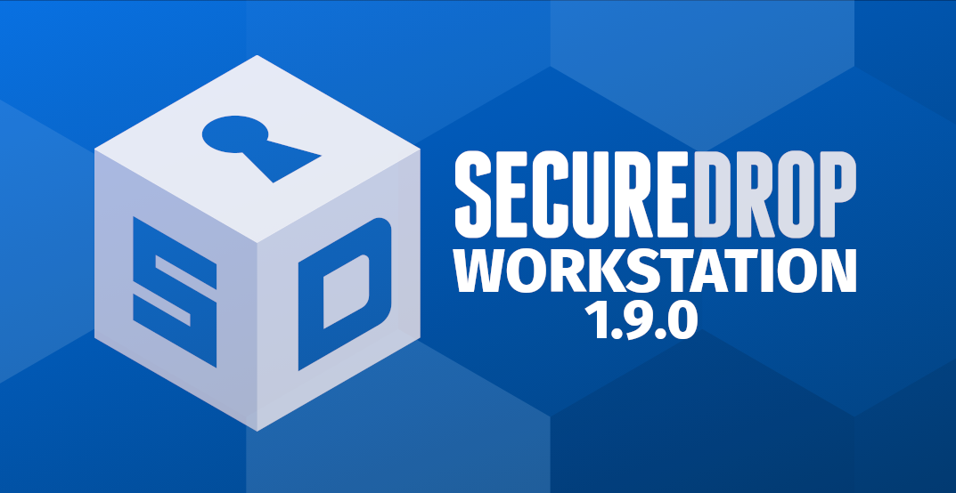SecureDrop Workstation 1.9.0 Banner